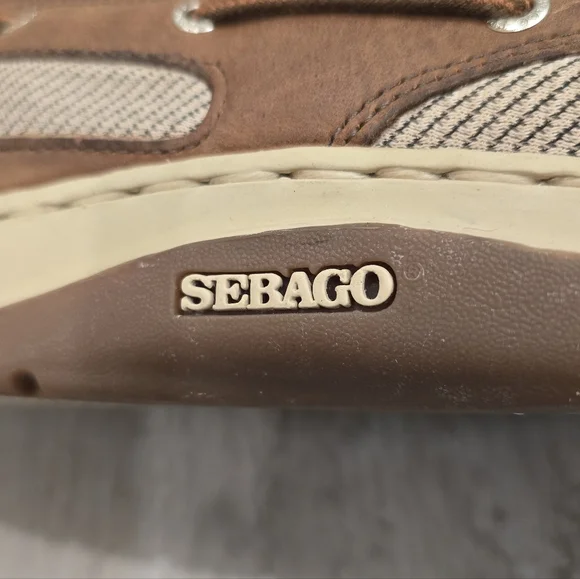 SEBAGO Clovehitch II Walnut Boat Shoes Men's 13 - Picture 6 of 11
